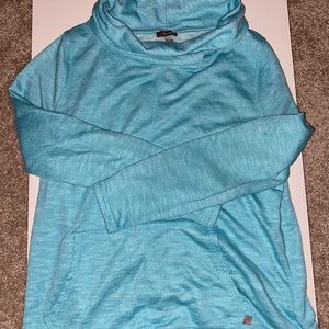 Talbots light blue cowl neck sweater